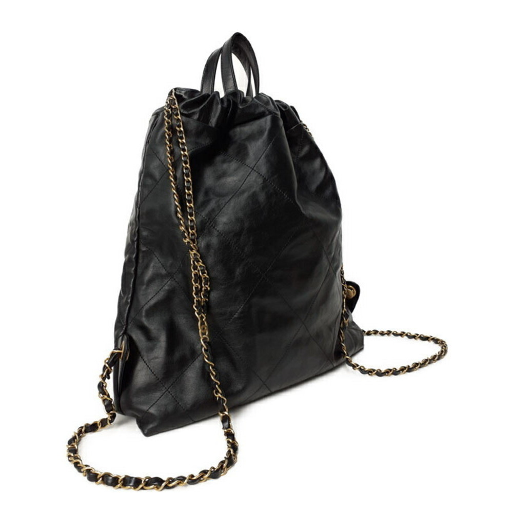 Chanel Rucksack Black 22 Chain